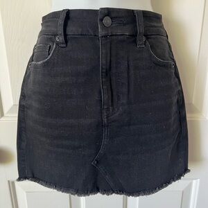 American Eagle Outfitters Black Denim Mini Skirt